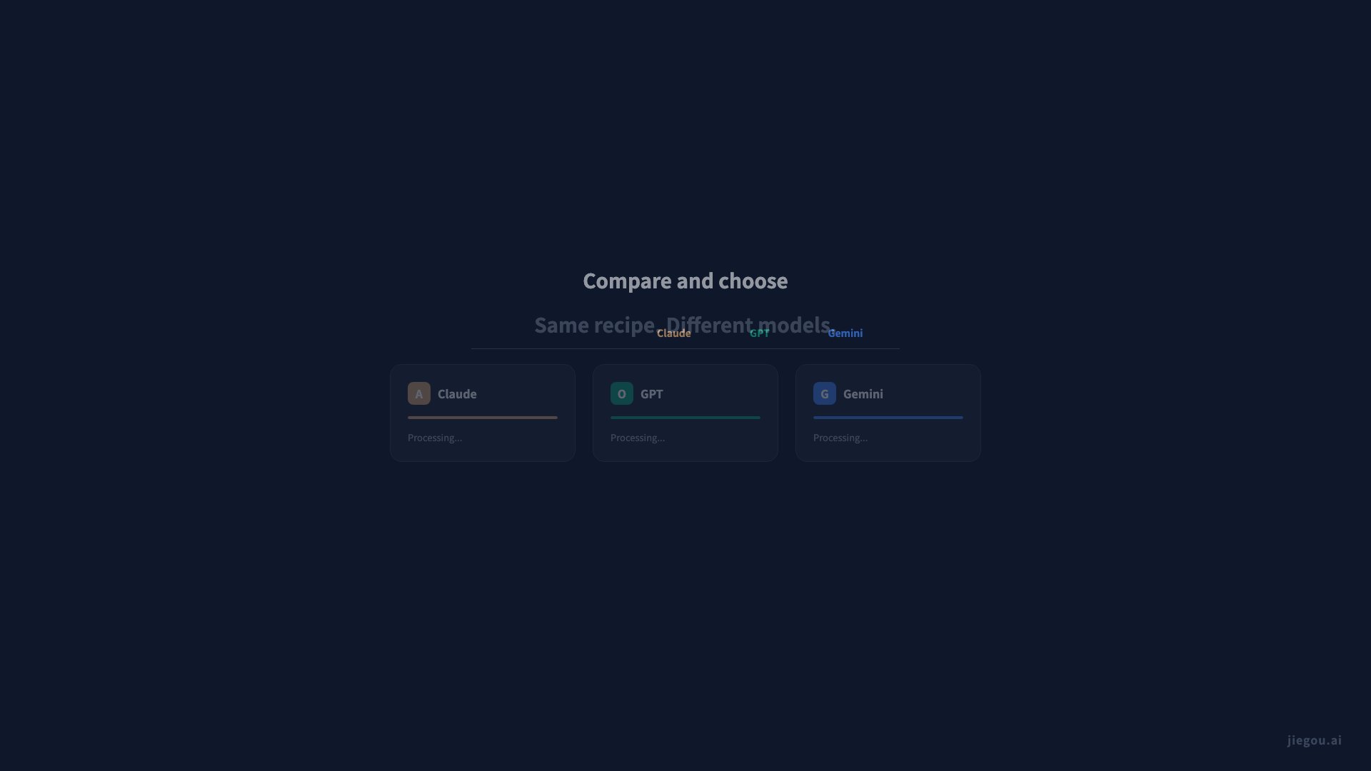 マルチプロバイダー LLM