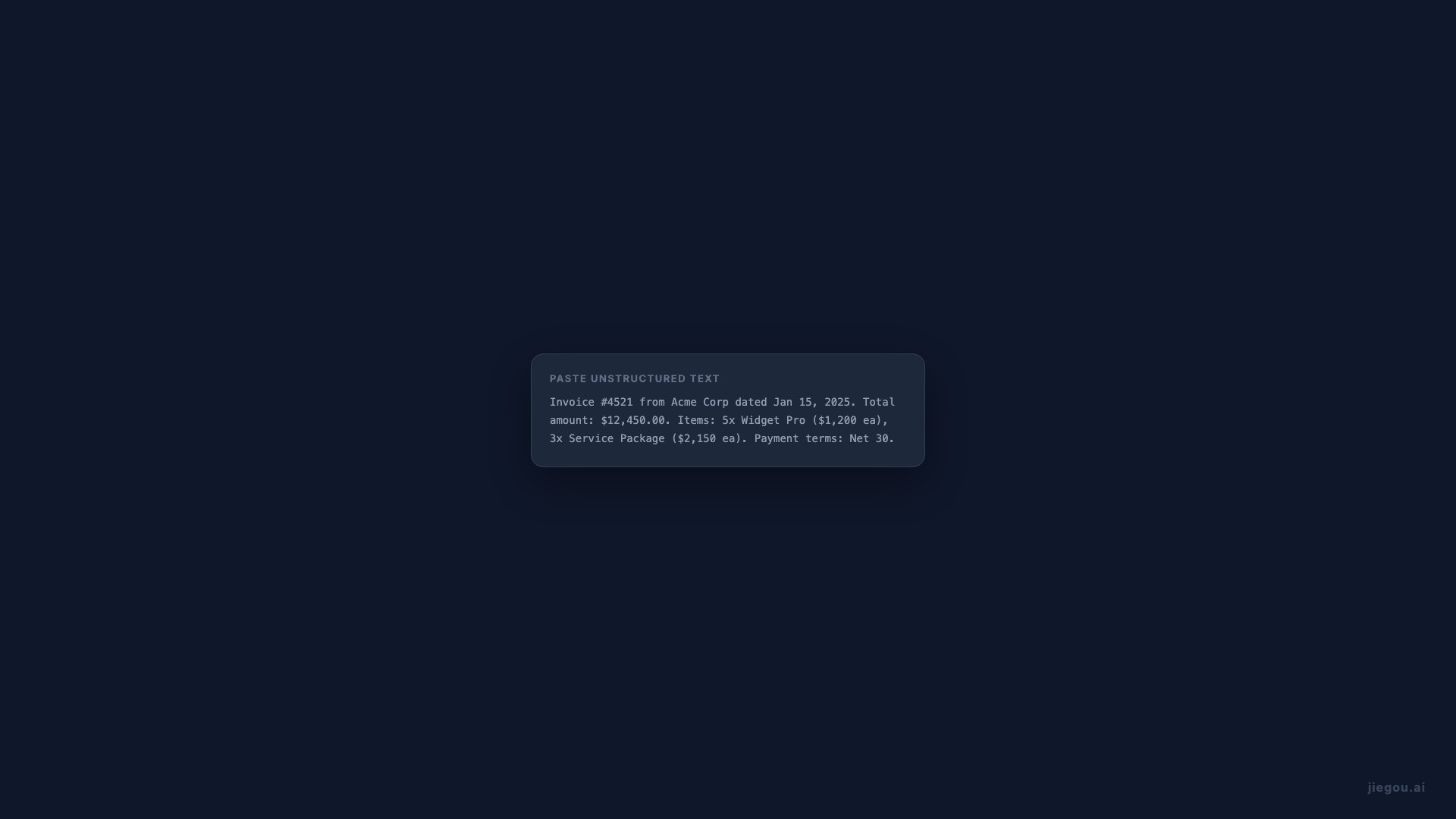 Extraccion de Datos Estructurados