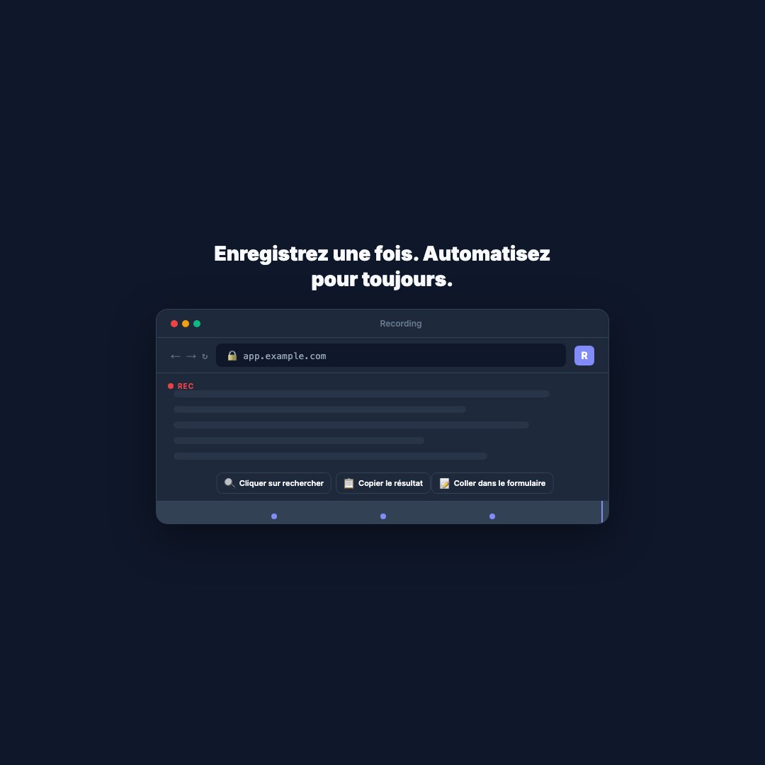 Enregistrer et Automatiser (Carre)