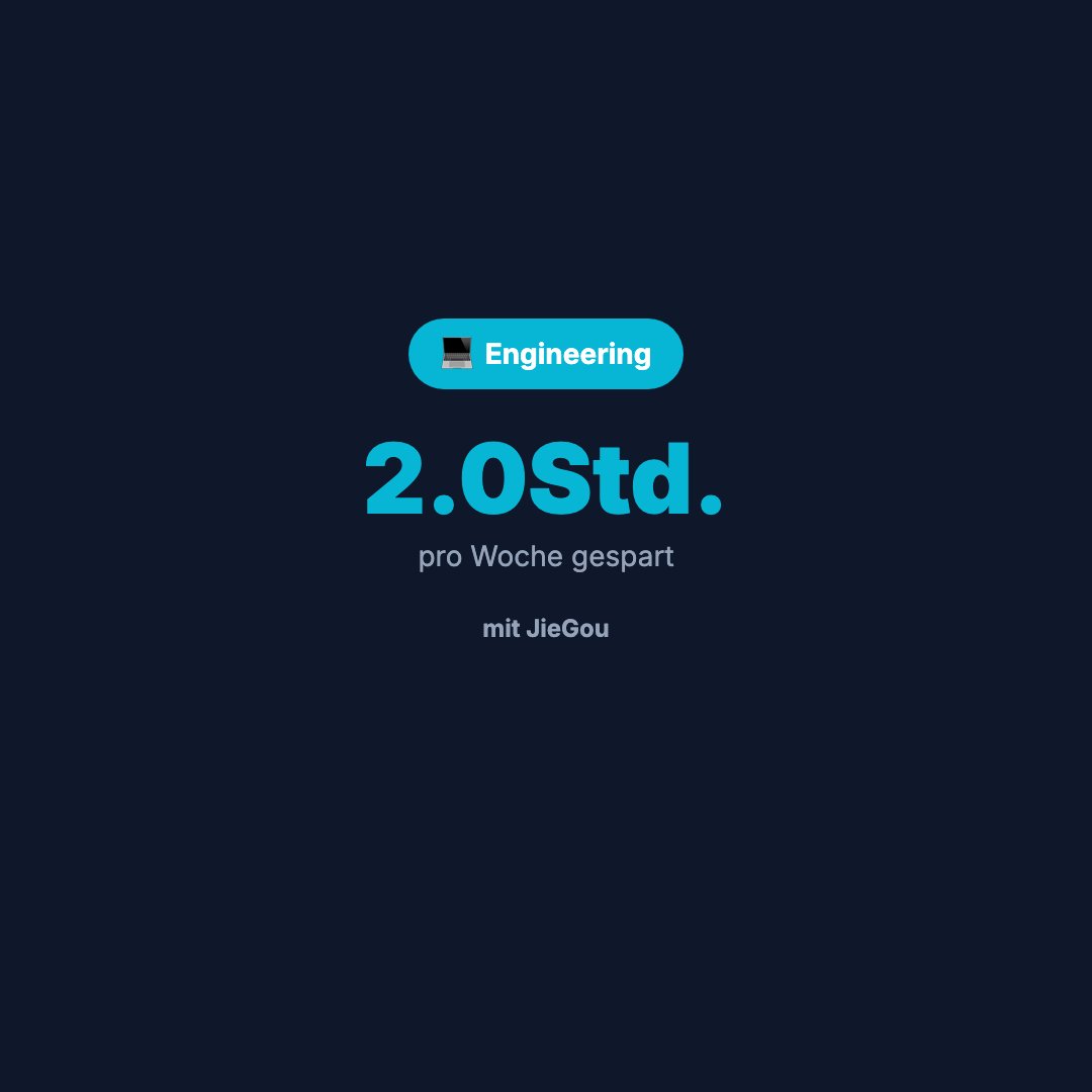 Engineering Zeitersparnis (Quadrat)