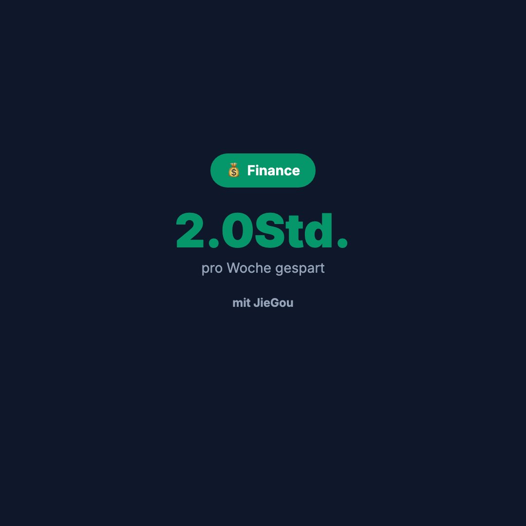 Finanzen Zeitersparnis (Quadrat)