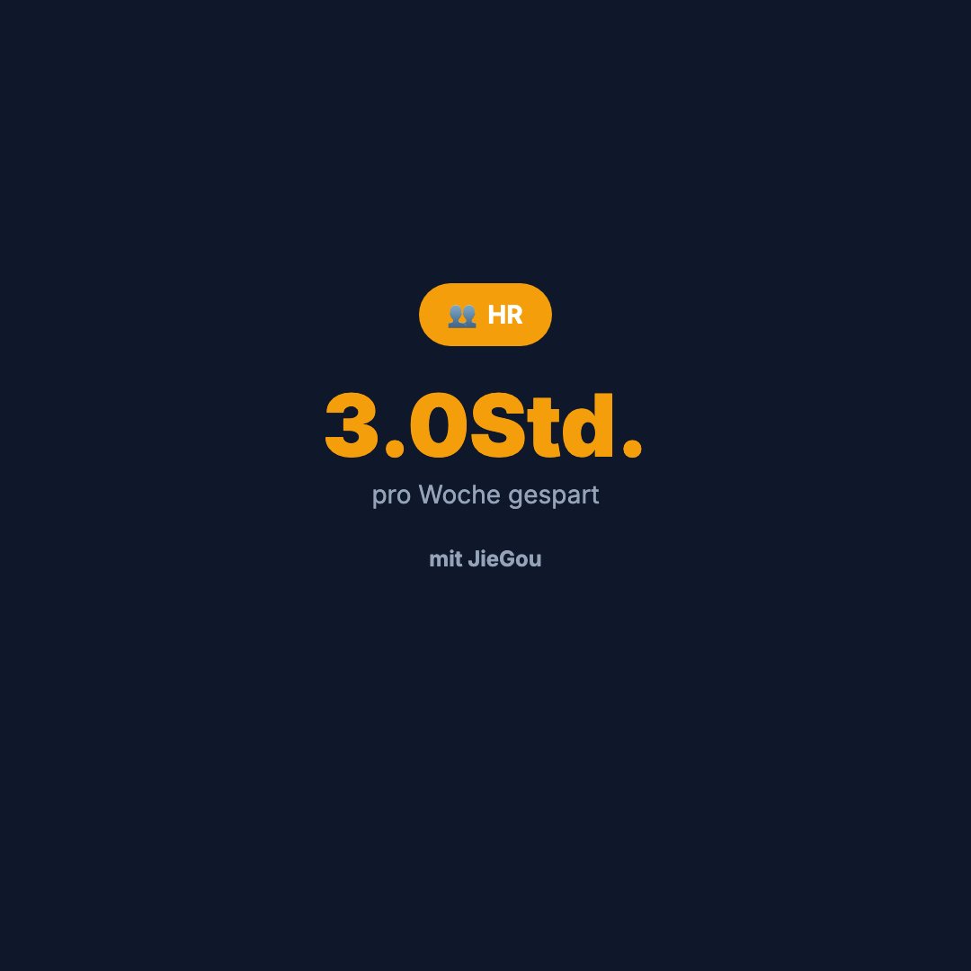 Personal Zeitersparnis (Quadrat)