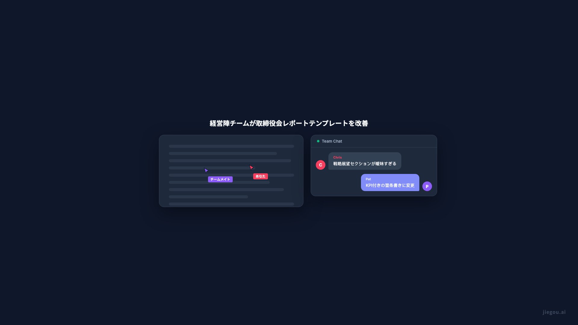 経営層チームショーケース